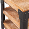 Szafka pod TV z drewna akacjowego, 140x40x45 cm