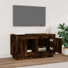 Szafka pod TV, przydymiony dąb, 80x35x45 cm