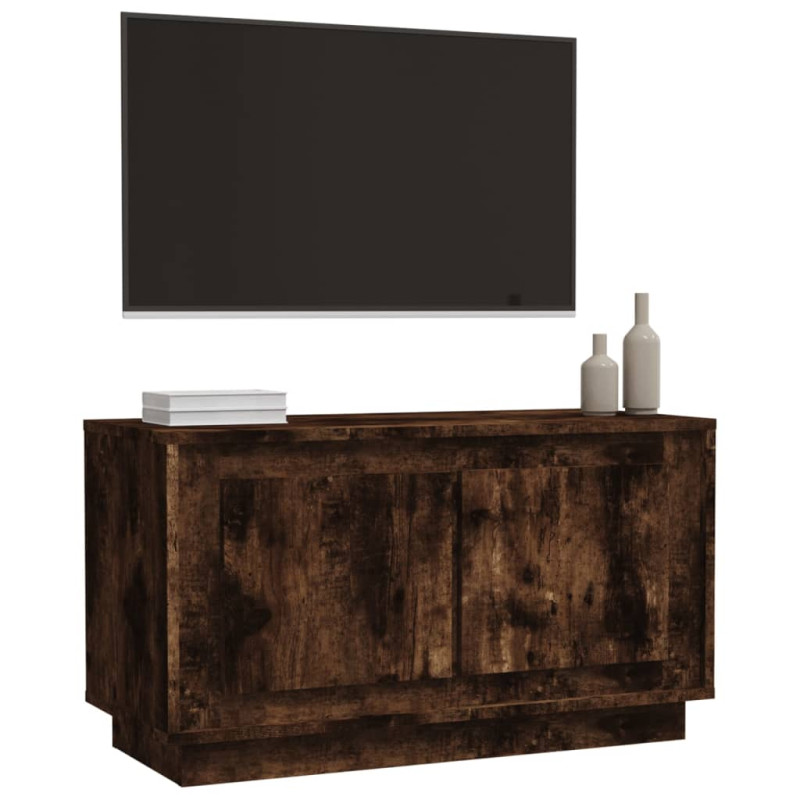 Szafka pod TV, przydymiony dąb, 80x35x45 cm