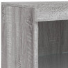 Szafka z oświetleniem LED, szary dąb sonoma, 162x37x100 cm