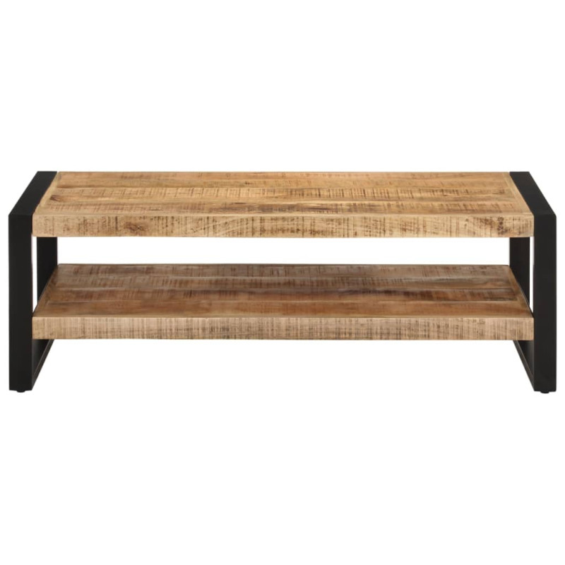 Stolik kawowy, 120x55x40 cm, lite drewno mango