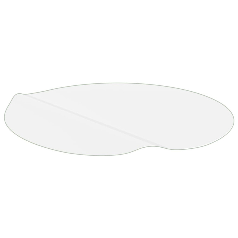 Mata ochronna na stół, matowa, Ø 80 cm, 2 mm, PVC