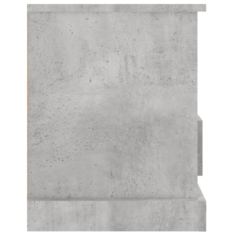 Szafka pod TV, szarość betonu, 93x35,5x45 cm