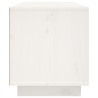 Szafka pod telewizor, biała, 80x35x40,5 cm, lite drewno sosnowe