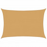 Żagiel przeciwsłoneczny, 160 g/m², piaskowy, 3x4 m, HDPE