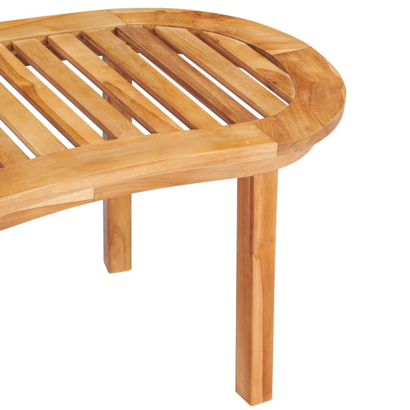 Stolik kawowy, 90 x 50 x 45 cm, lite drewno tekowe