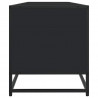 Szafka pod TV, czarna, 180,5x40x46 cm, materiał drewnopochodny