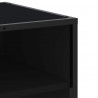 Szafka pod TV, czarna, 180,5x40x46 cm, materiał drewnopochodny