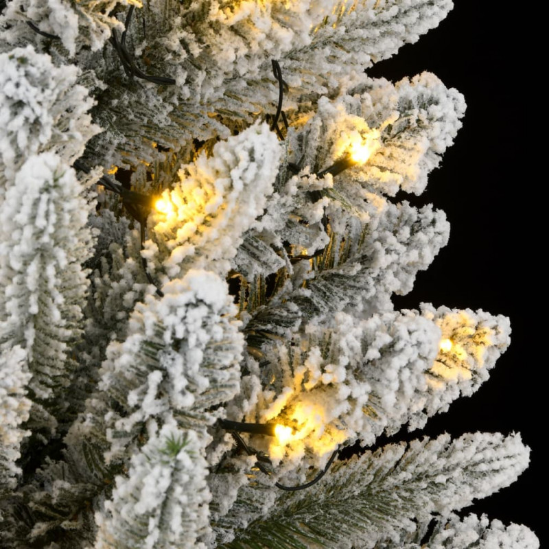 Sztuczna choinka, ośnieżona, 150 lampek LED, 150 cm