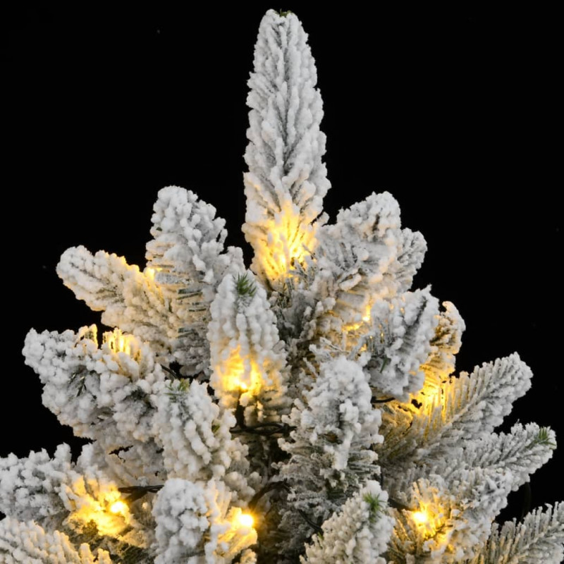 Sztuczna choinka, ośnieżona, 300 lampek LED, 210 cm