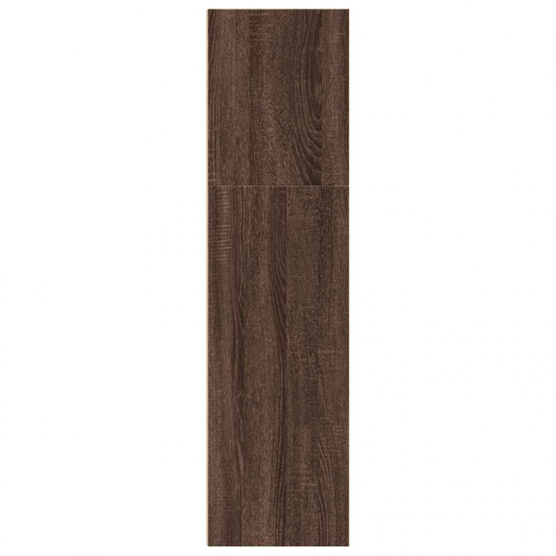 Regał na książki, brązowy dąb, 60x30x114 cm