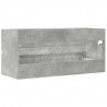 Szafka pod umywalkę, szarość betonu, 100x38,5x45 cm, płyta