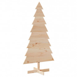 Drewniana choinka do udekorowania, 150 cm, lite drewno sosnowe