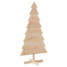 Drewniana choinka do udekorowania, 150 cm, lite drewno sosnowe