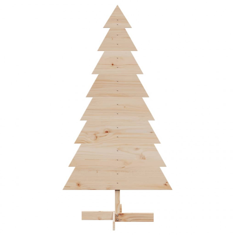 Drewniana choinka do udekorowania, 150 cm, lite drewno sosnowe