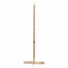 Drewniana choinka do udekorowania, 150 cm, lite drewno sosnowe
