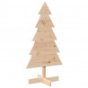 Drewniana choinka do udekorowania, 100 cm, lite drewno sosnowe