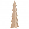 Drewniana choinka do udekorowania, 112 cm, lite drewno sosnowe