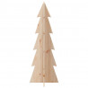 Drewniana choinka do udekorowania, 112 cm, lite drewno sosnowe