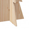 Drewniana choinka do udekorowania, 112 cm, lite drewno sosnowe