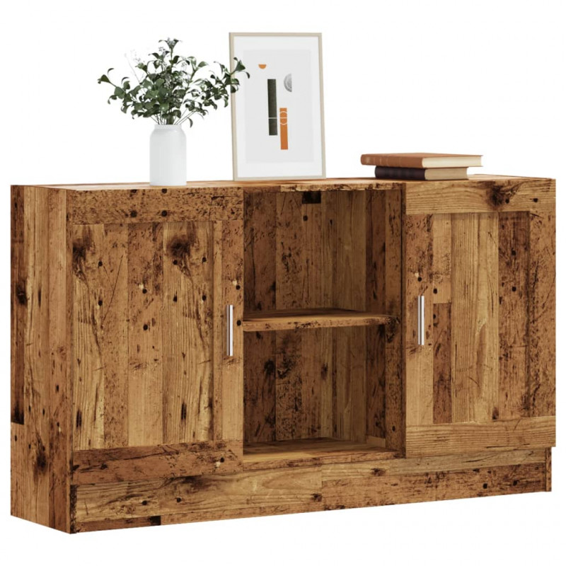 Szafka, stare drewno, 120x30,5x70 cm, materiał drewnopochodny