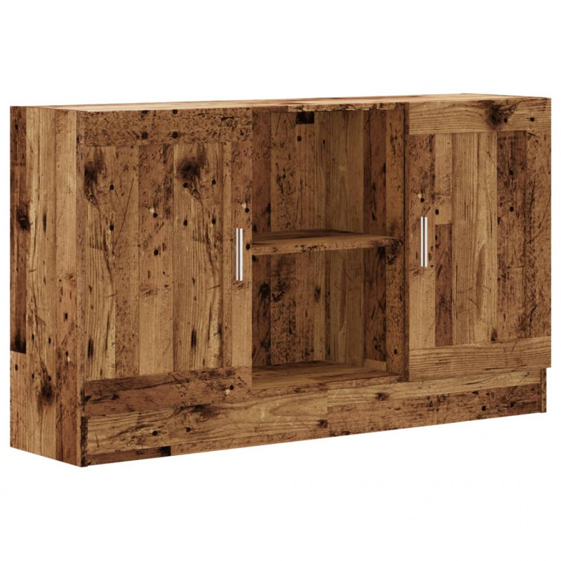 Szafka, stare drewno, 120x30,5x70 cm, materiał drewnopochodny