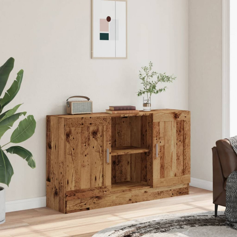 Szafka, stare drewno, 120x30,5x70 cm, materiał drewnopochodny