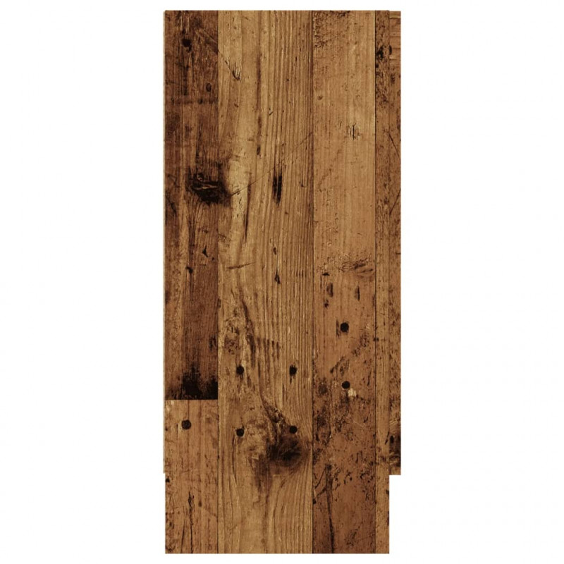 Szafka, stare drewno, 120x30,5x70 cm, materiał drewnopochodny