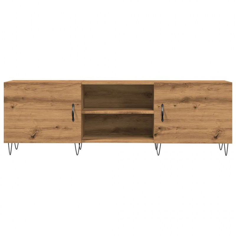 Szafka TV, dąb artisan, 150x30x50 cm, materiał drewnopochodny