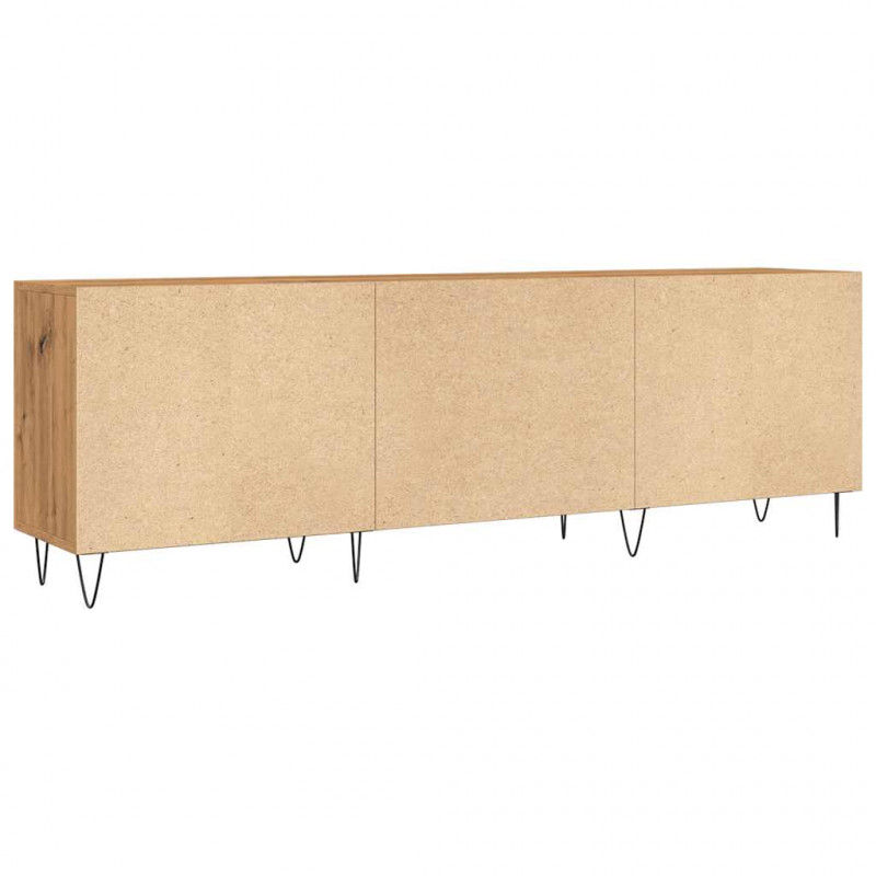 Szafka TV, dąb artisan, 150x30x50 cm, materiał drewnopochodny
