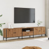 Szafka pod TV, z szufladą, dąb artisan, 200x25x44 cm