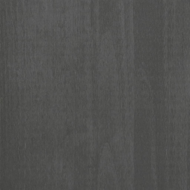 Komoda HAMAR, ciemnoszara, 79x40x103,5 cm, lite drewno sosnowe