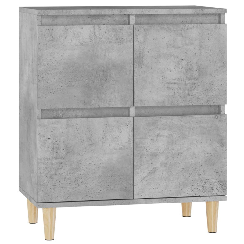 Komoda, szarość betonu, 60x35x70 cm, materiał drewnopochodny