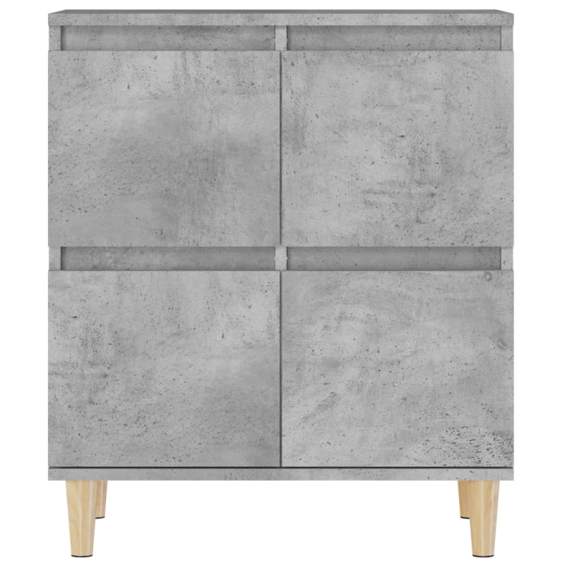 Komoda, szarość betonu, 60x35x70 cm, materiał drewnopochodny