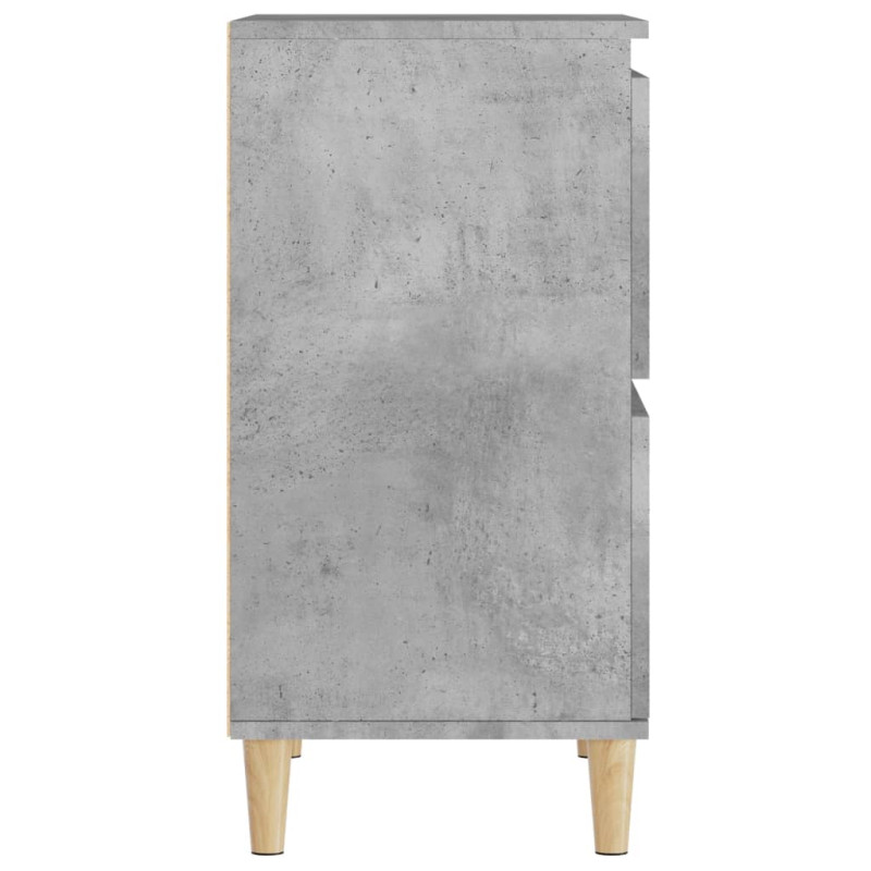 Komoda, szarość betonu, 60x35x70 cm, materiał drewnopochodny