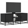 Szafka pod TV, czarna, 100x35x41 cm, materiał drewnopochodny