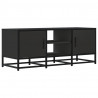 Szafka pod TV, czarna, 100x35x41 cm, materiał drewnopochodny