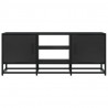 Szafka pod TV, czarna, 100x35x41 cm, materiał drewnopochodny