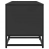 Szafka pod TV, czarna, 100x35x41 cm, materiał drewnopochodny