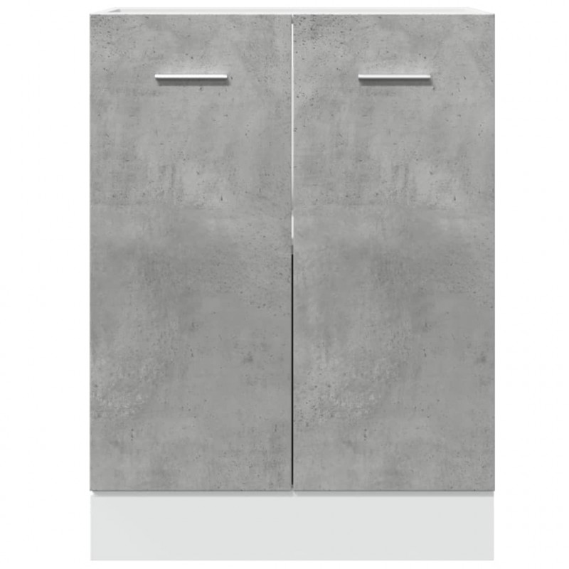 Szafka kuchenna, szarość betonu, 60x46x81,5 cm