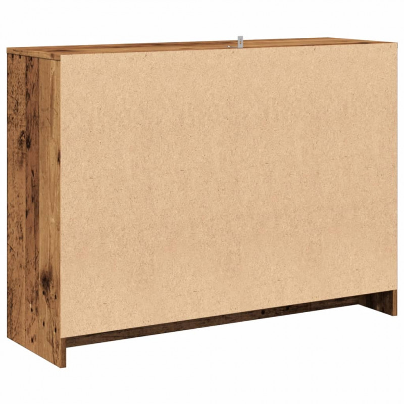 Komoda, stare drewno, 102x33x75 cm, materiał drewnopochodny