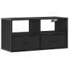 Szafka pod telewizor, czarna, 80x31x39,5 cm