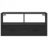 Szafka pod telewizor, czarna, 80x31x39,5 cm