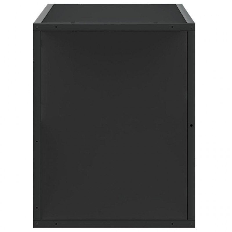 Szafka pod telewizor, czarna, 80x31x39,5 cm