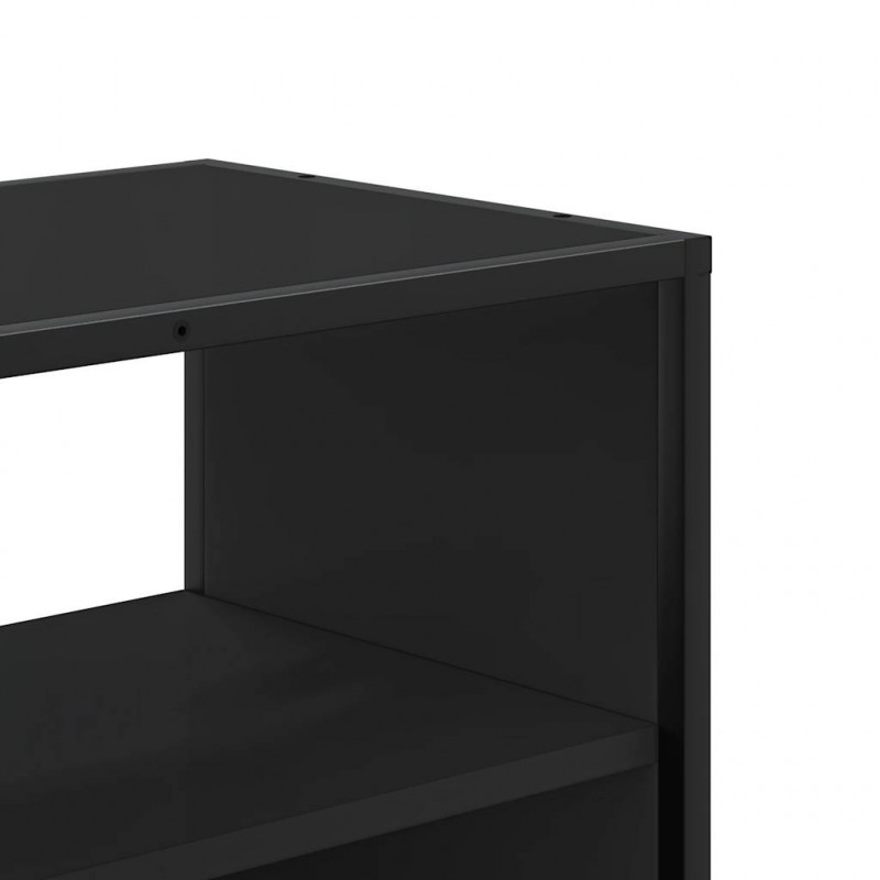 Szafka pod telewizor, czarna, 80x31x39,5 cm