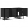 Szafka pod TV, czarna, 100x35x50 cm