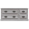 Szafka pod TV, szary dąb sonoma, 100x35,5x45 cm