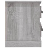 Szafka pod TV, szary dąb sonoma, 100x35,5x45 cm