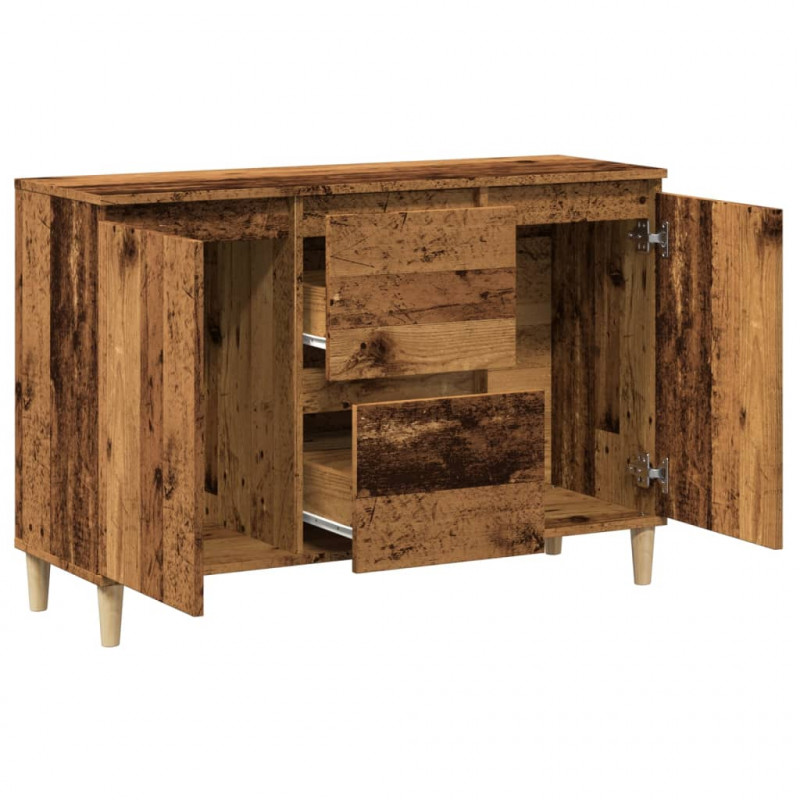 Szafka, stare drewno, 102x35x70 cm, materiał drewnopochodny