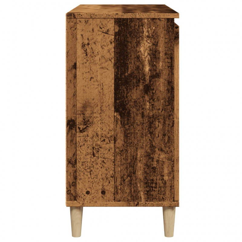 Szafka, stare drewno, 102x35x70 cm, materiał drewnopochodny